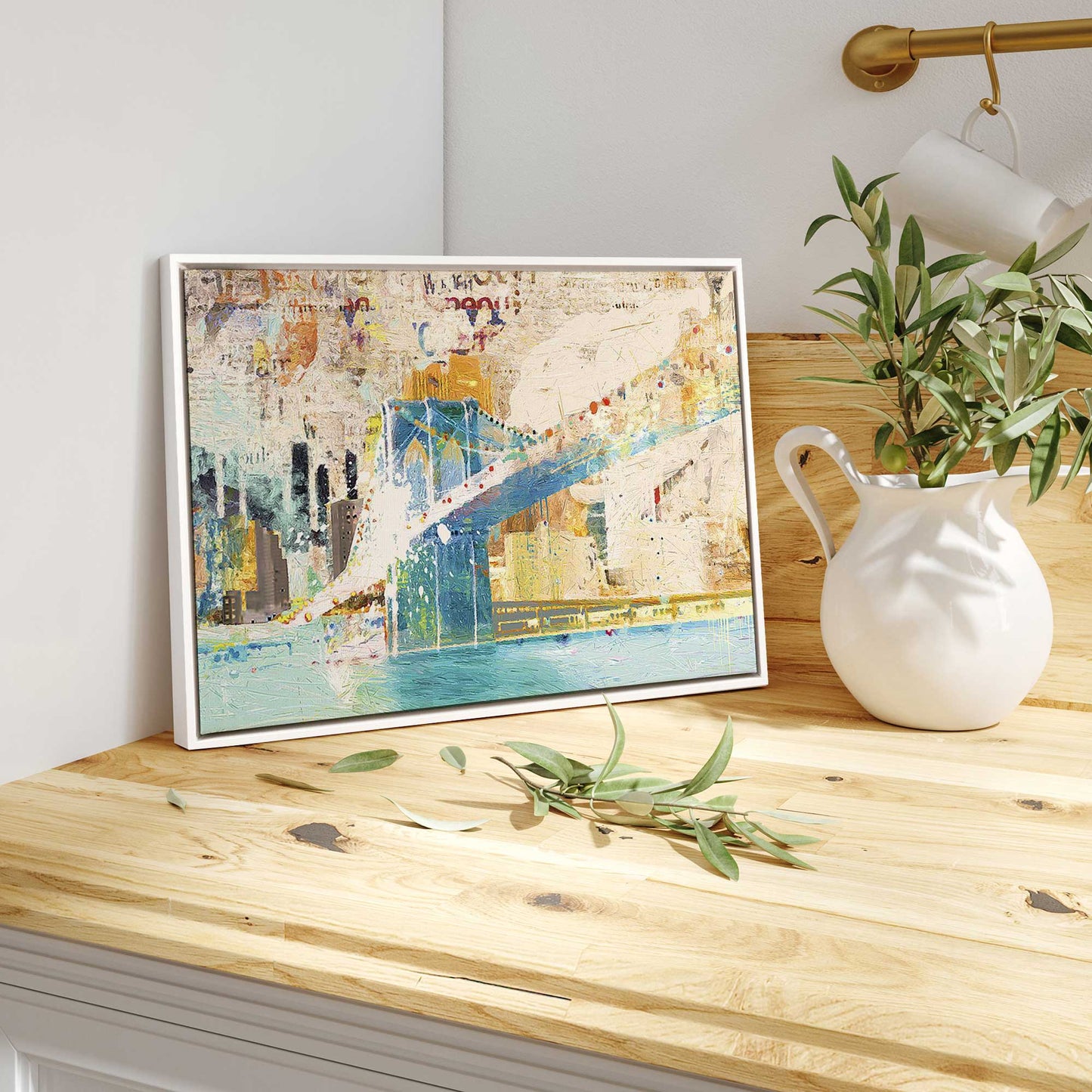 Bridge of Colors Canvas Print