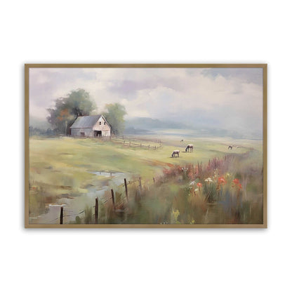 [Color:Brushed Gold], Picture of art in a Brushed Gold frame