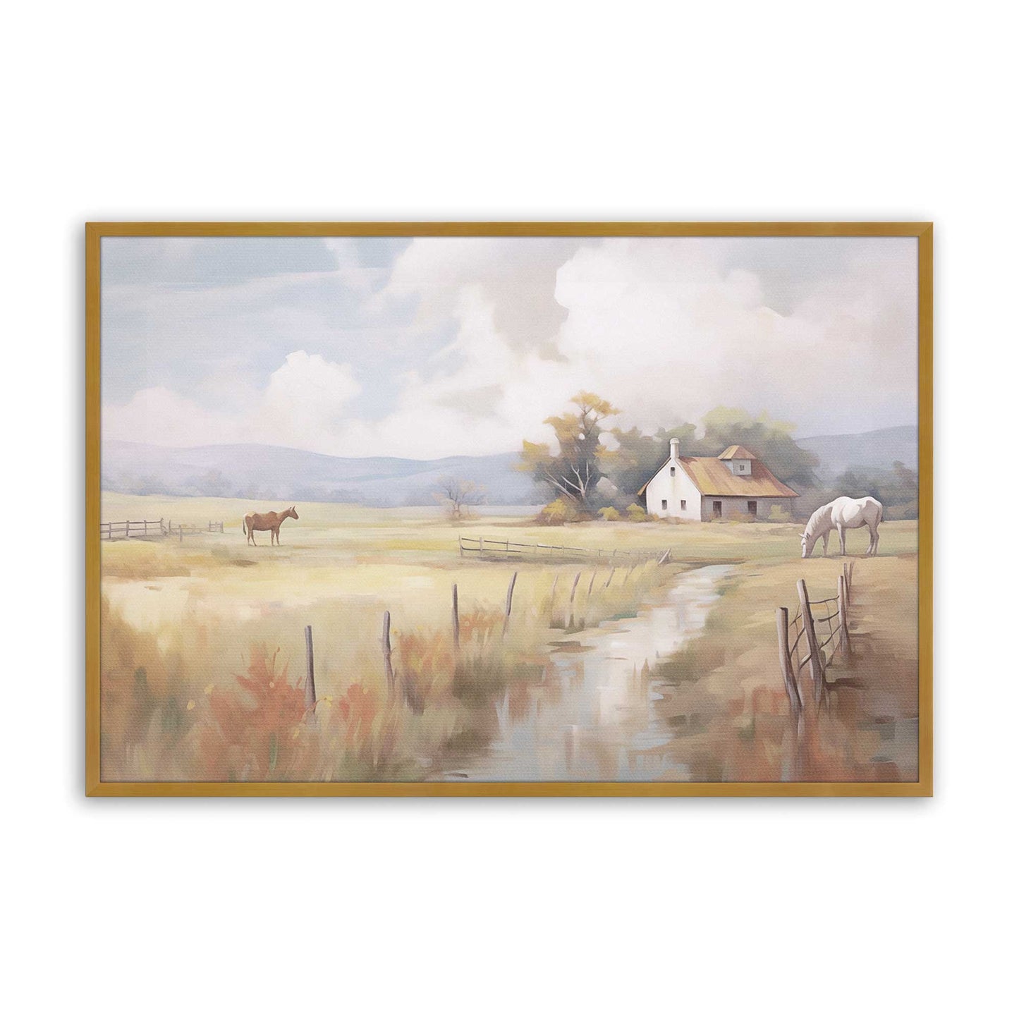[Color:Polished Gold], Picture of art in a Polished Gold frame