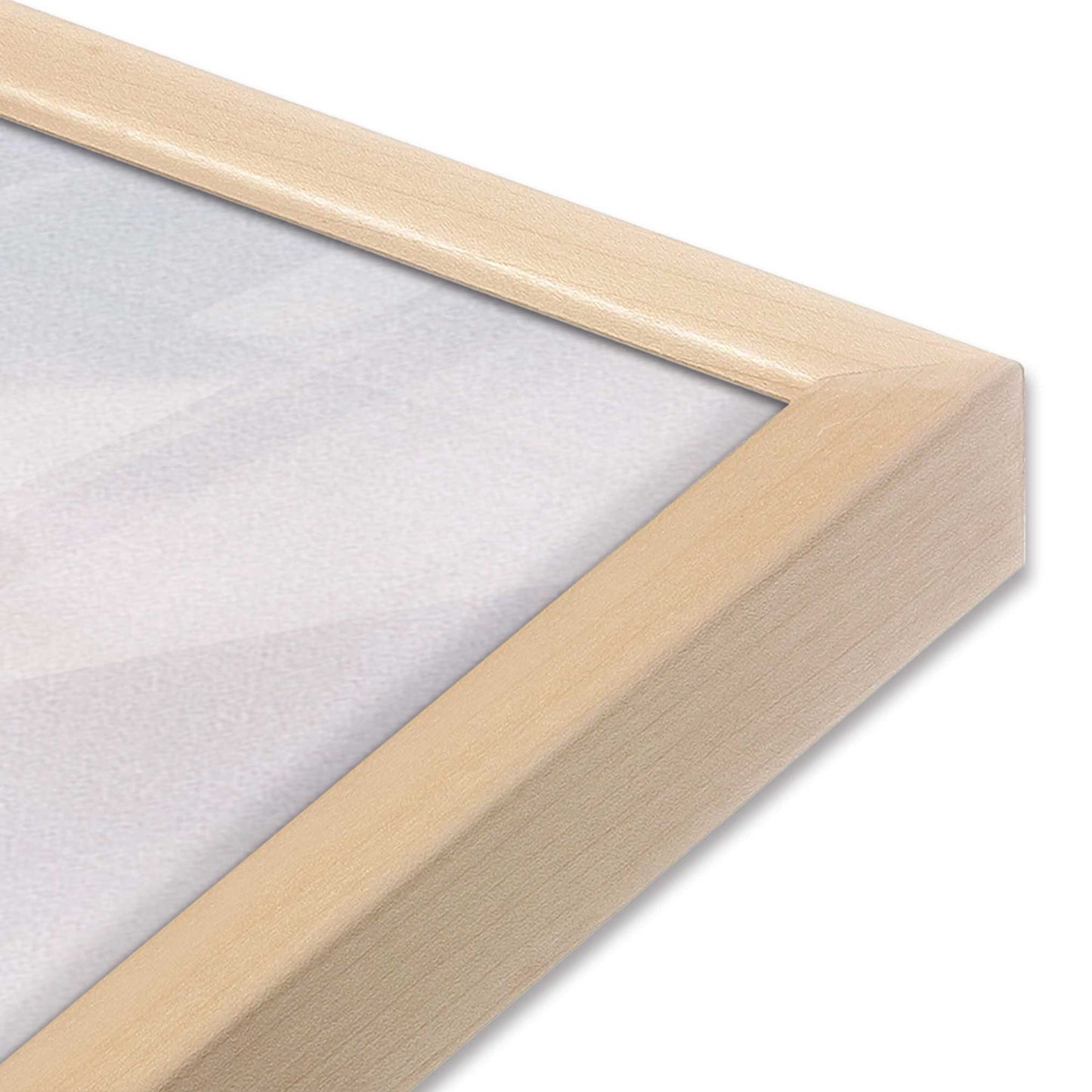 [Color:Raw Maple], Picture of art in a Raw Maple frame at an angle