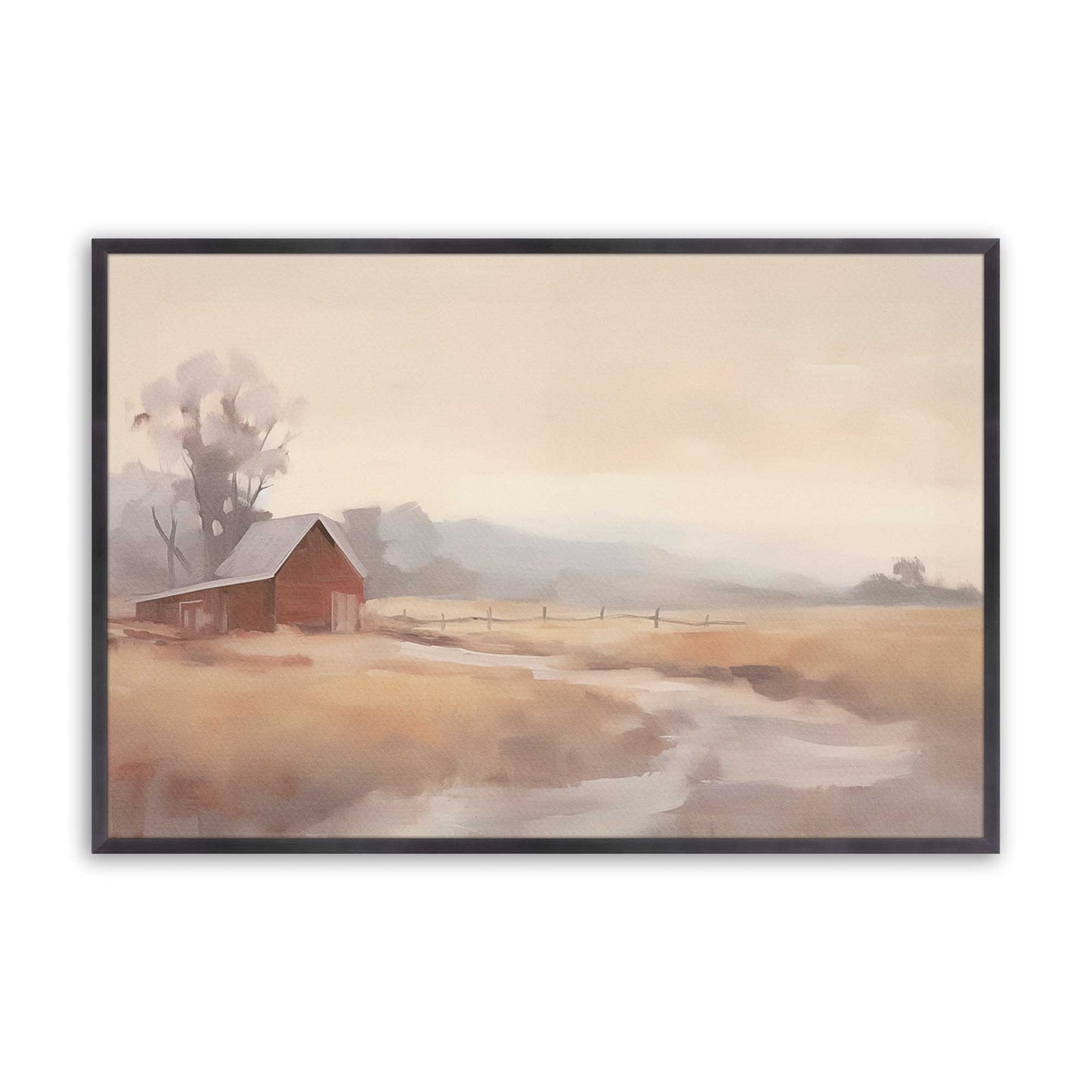 [Color:Weathered Zinc], Picture of art in a Weathered Zinc frame