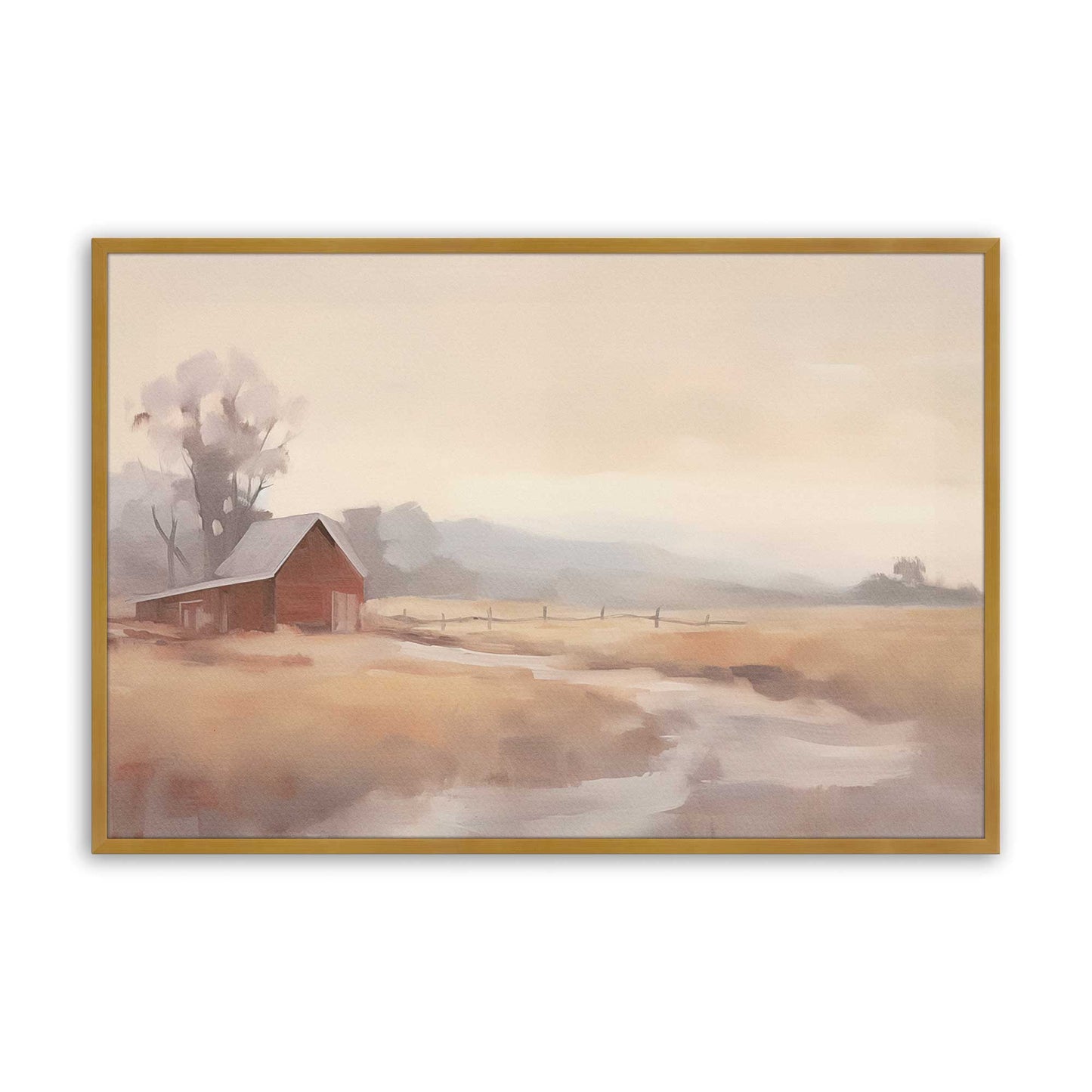 [Color:Polished Gold], Picture of art in a Polished Gold frame