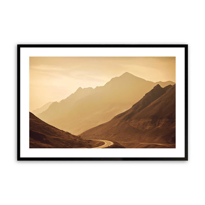 [Color:Satin Black], Picture of art in a Satin Black frame