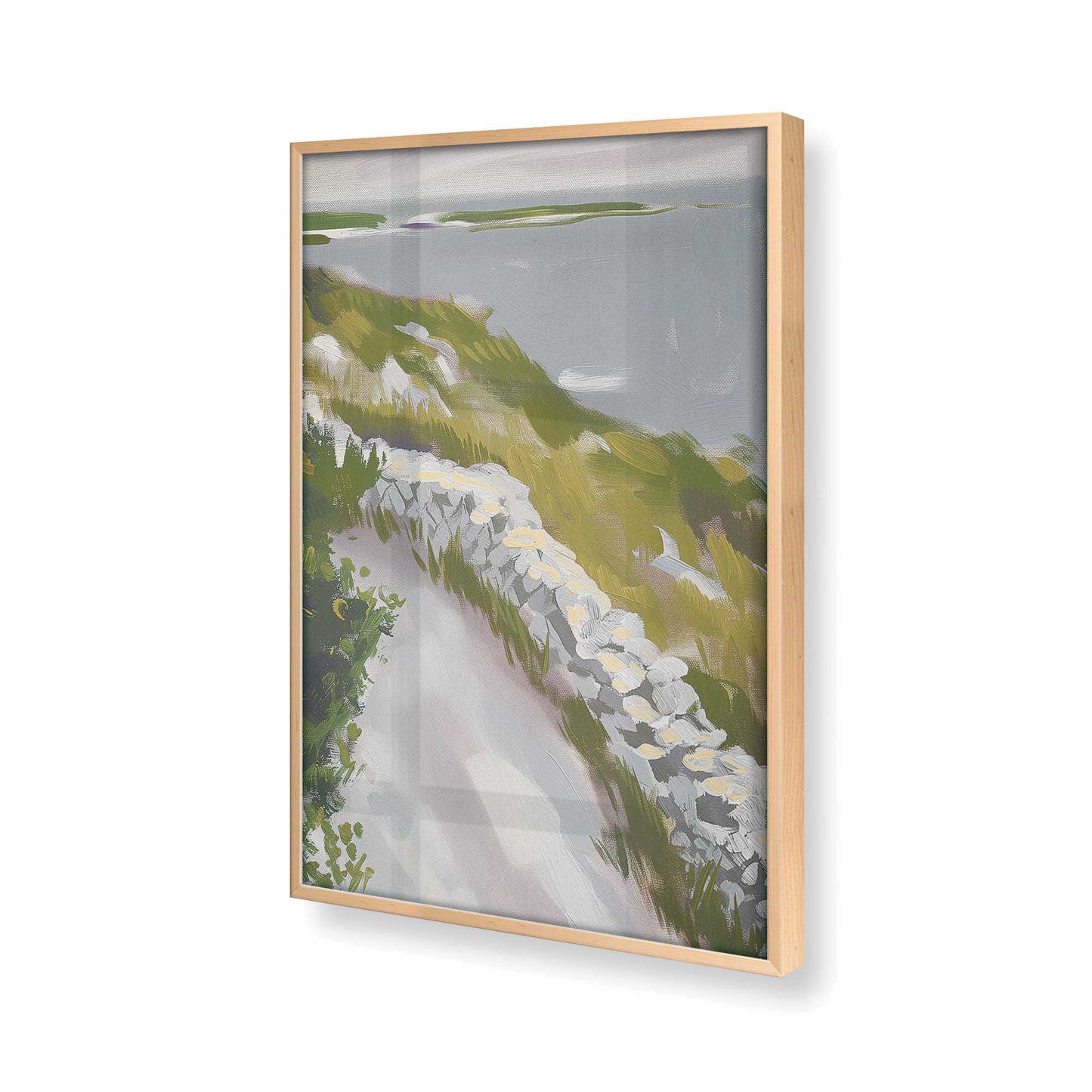 [Color:Raw Maple], Picture of art in a Raw Maple frame of the corner