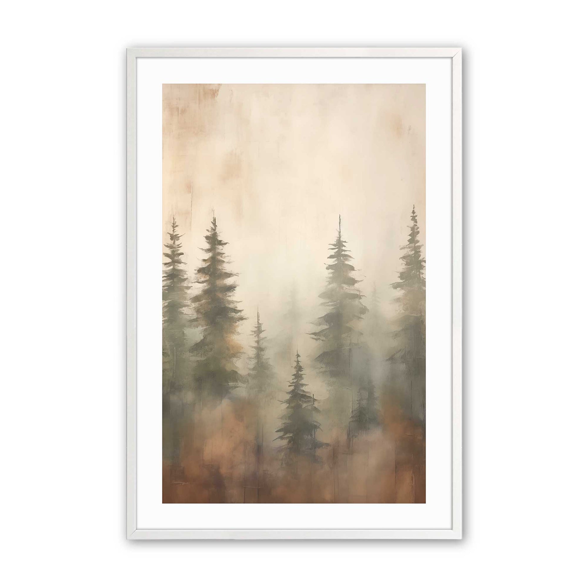 [Color:Opaque White], Picture of art in a Opaque White frame