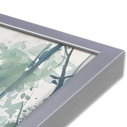 [Color:Polished Chrome], Picture of art in a Polished Chrome frame at an angle