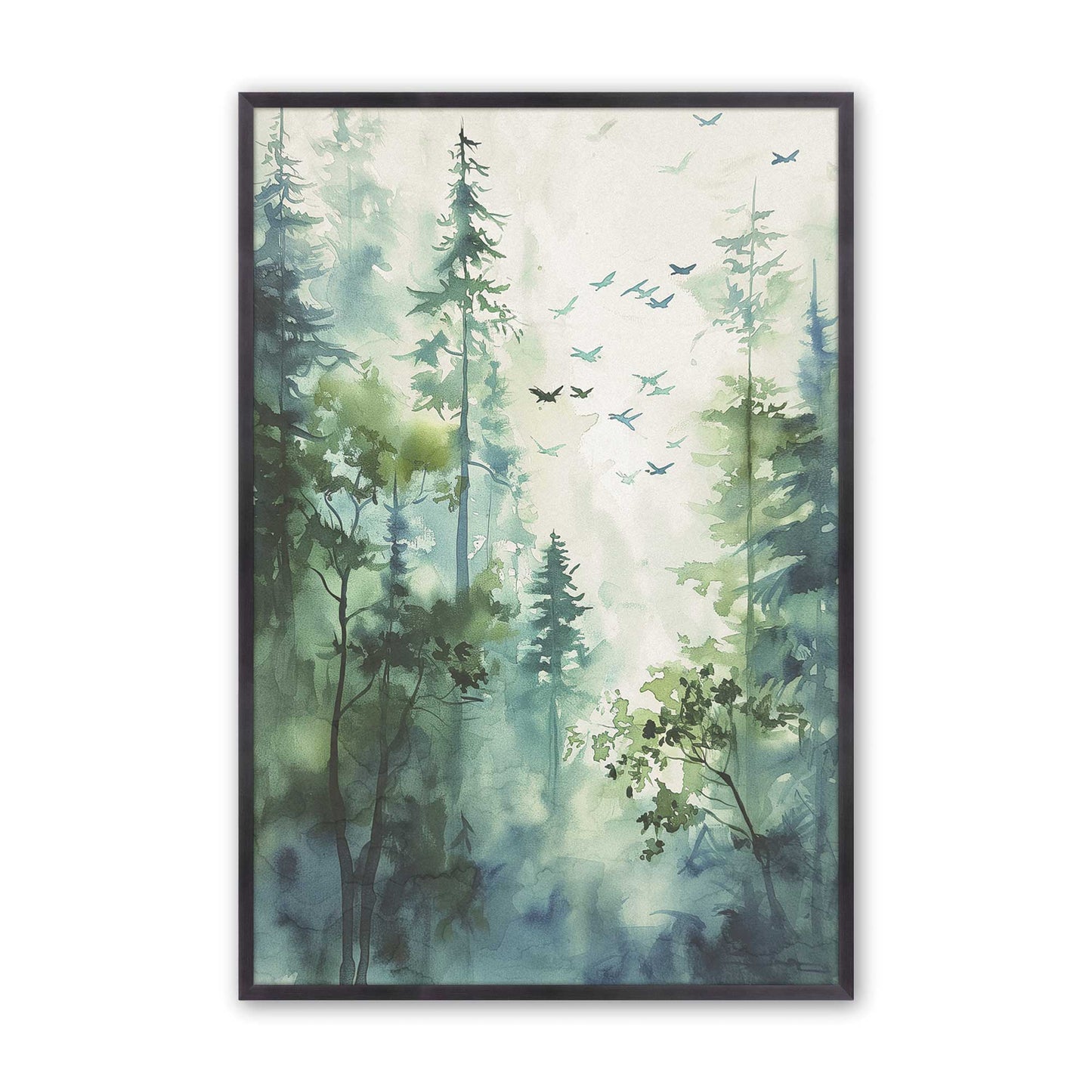 [Color:Weathered Zinc], Picture of art in a Weathered Zinc frame