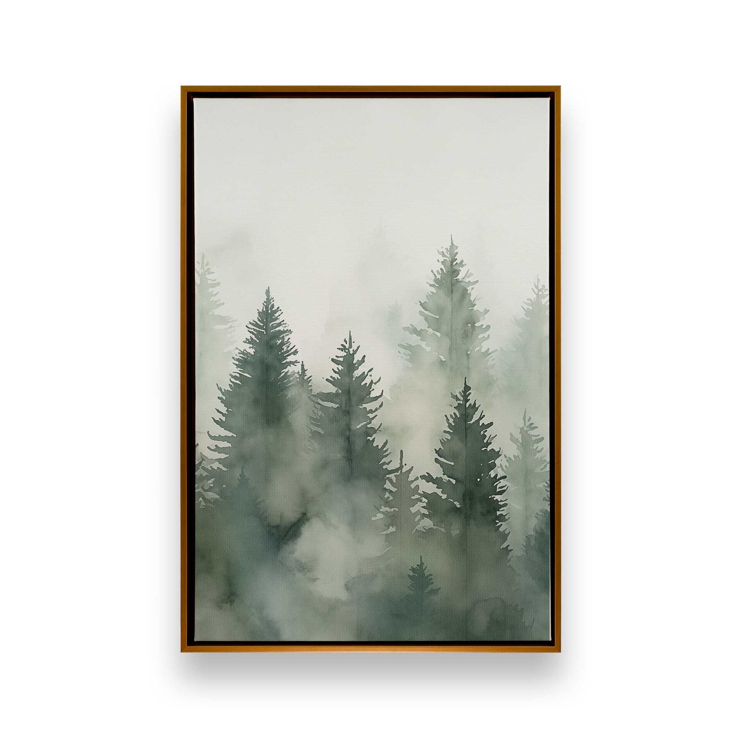 Foggy Pines Canvas Print, Set of 3