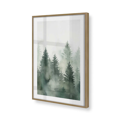 [Color:Brushed Gold], Picture of art in a Brushed Gold frame of the corner