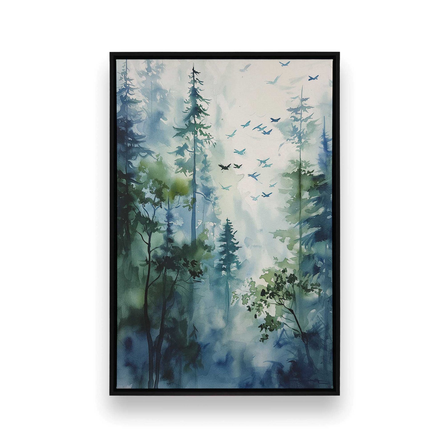 Charming Forest Scene Canvas Print, Set of 2