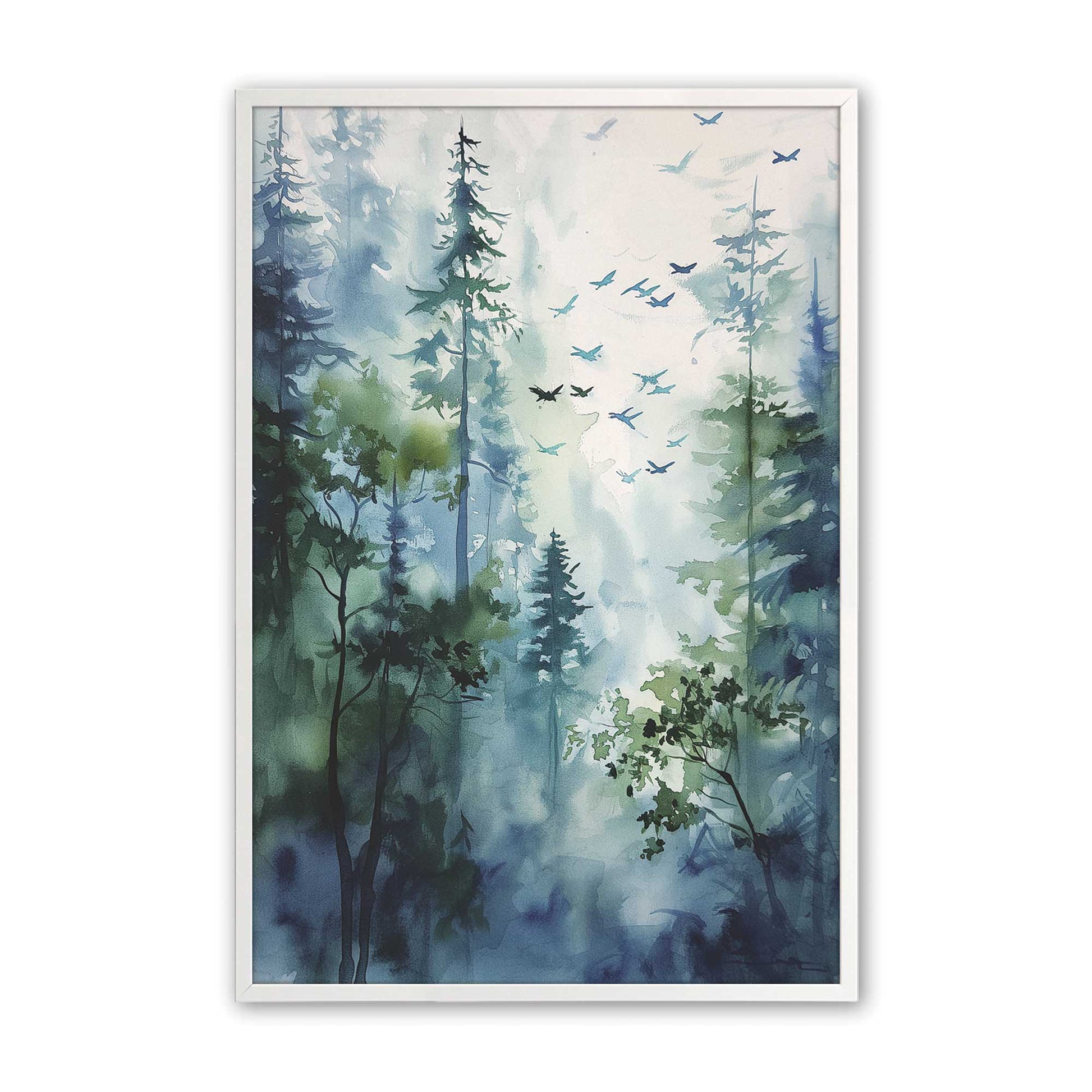 [Color:Opaque White], Picture of art in a Opaque White frame