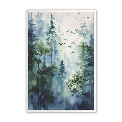 [Color:Opaque White], Picture of art in a Opaque White frame