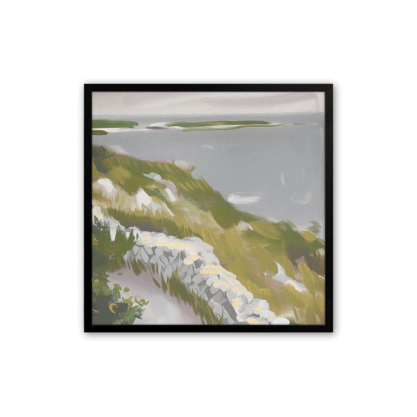Coastal Path to the Sea Art Print, Set of 2