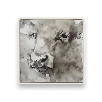Watercolor Cows Canvas Print, Set of 2