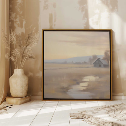 Sunrise Over the Meadow Canvas Print