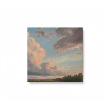 Radiant Evening Clouds Canvas Print, Set of 2