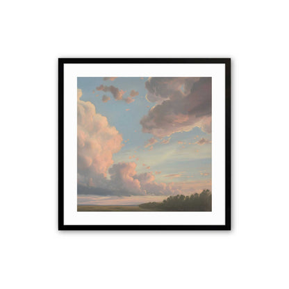 Radiant Evening Clouds Art Print, Set of 2