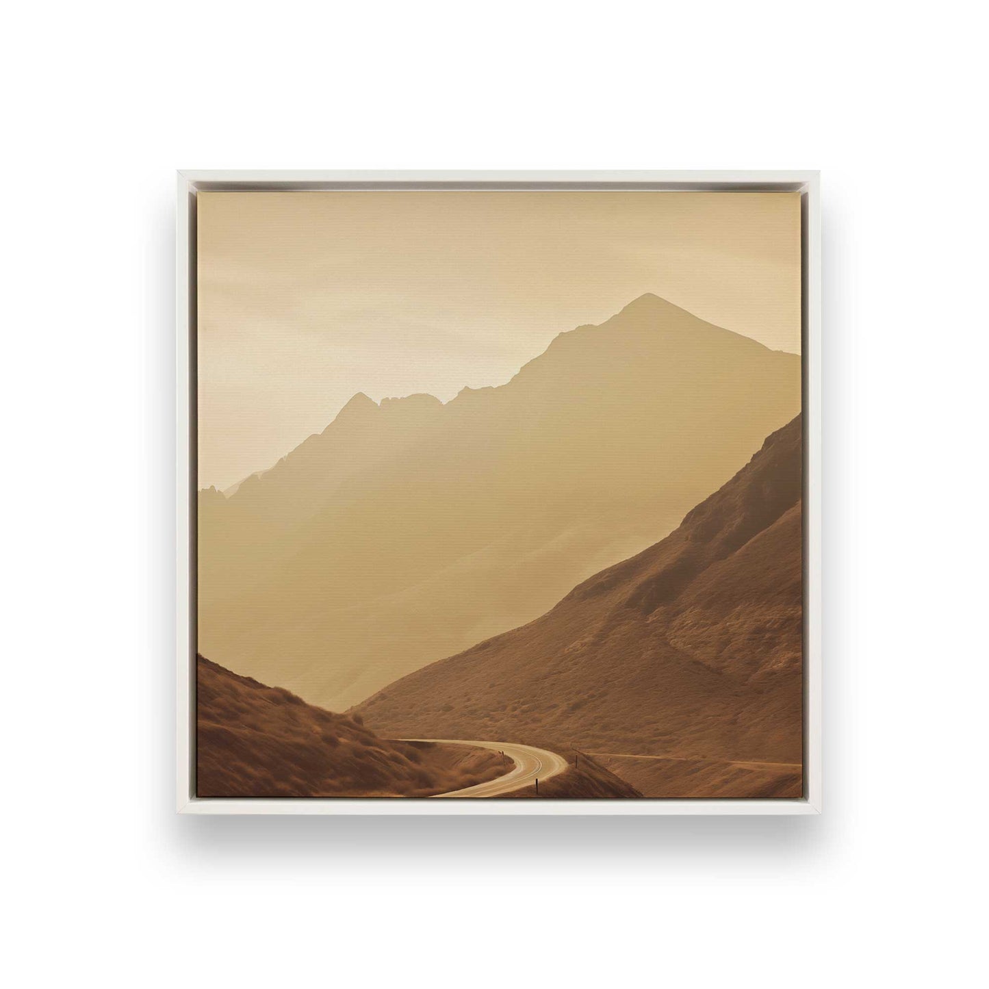 Endless Mountain Roads Canvas Print, Set of 2