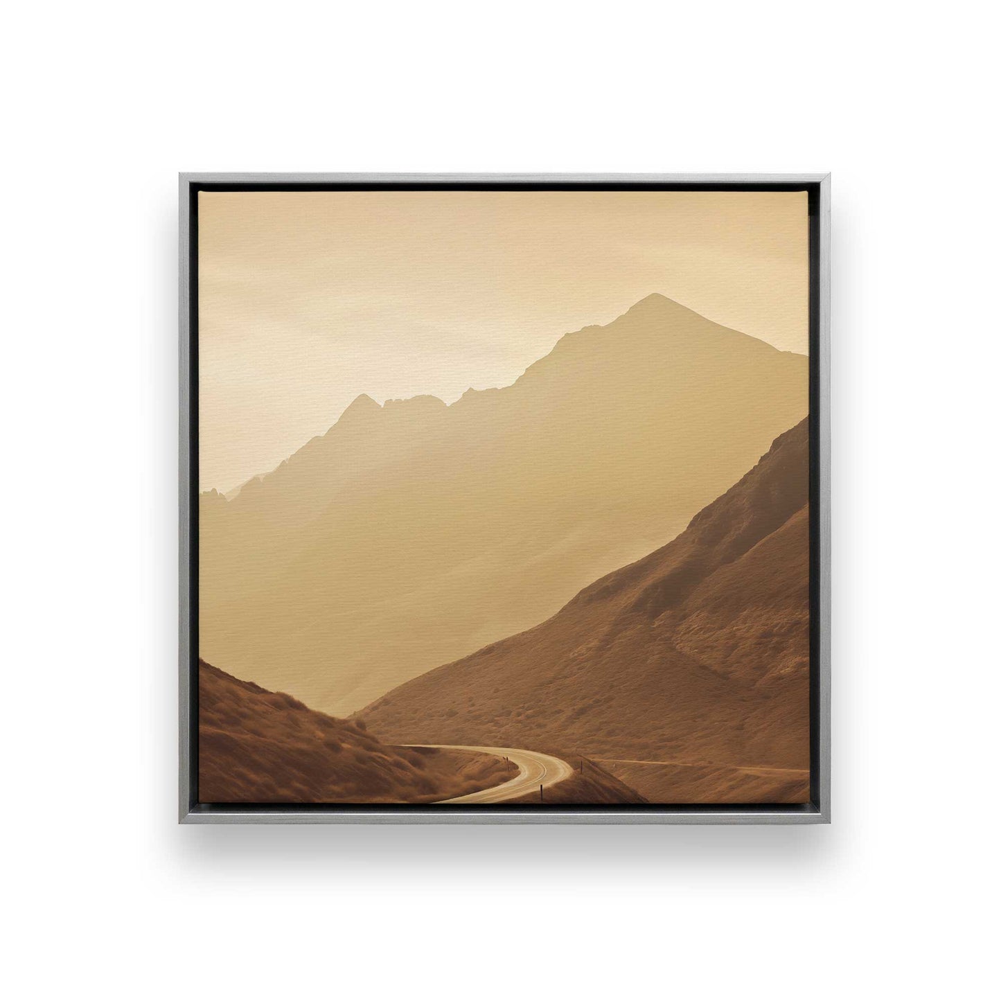 Endless Mountain Roads Canvas Print, Set of 2
