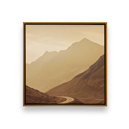 Endless Mountain Roads Canvas Print, Set of 2