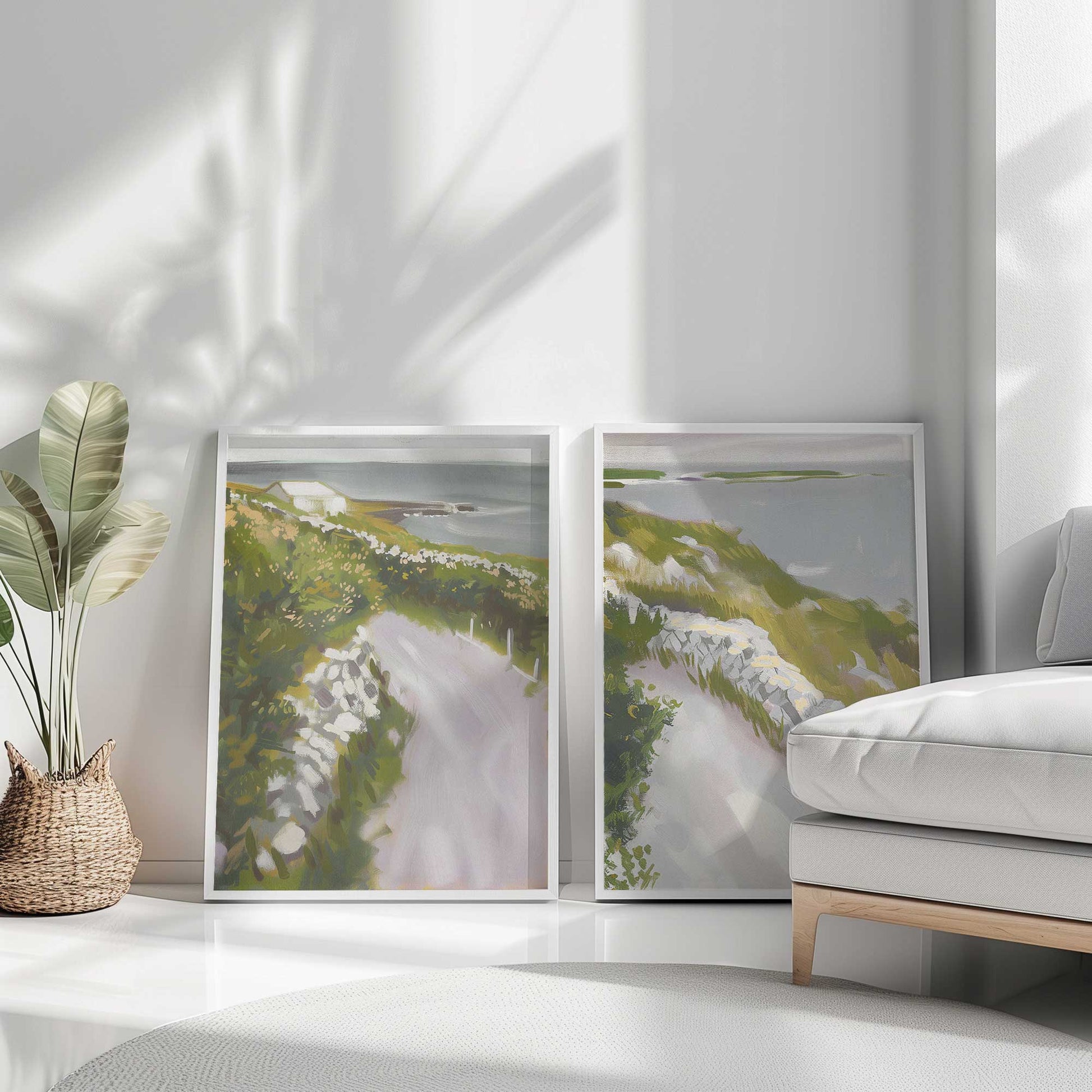 [Color:Brushed Gold], Picture of art in a Brushed Gold frame