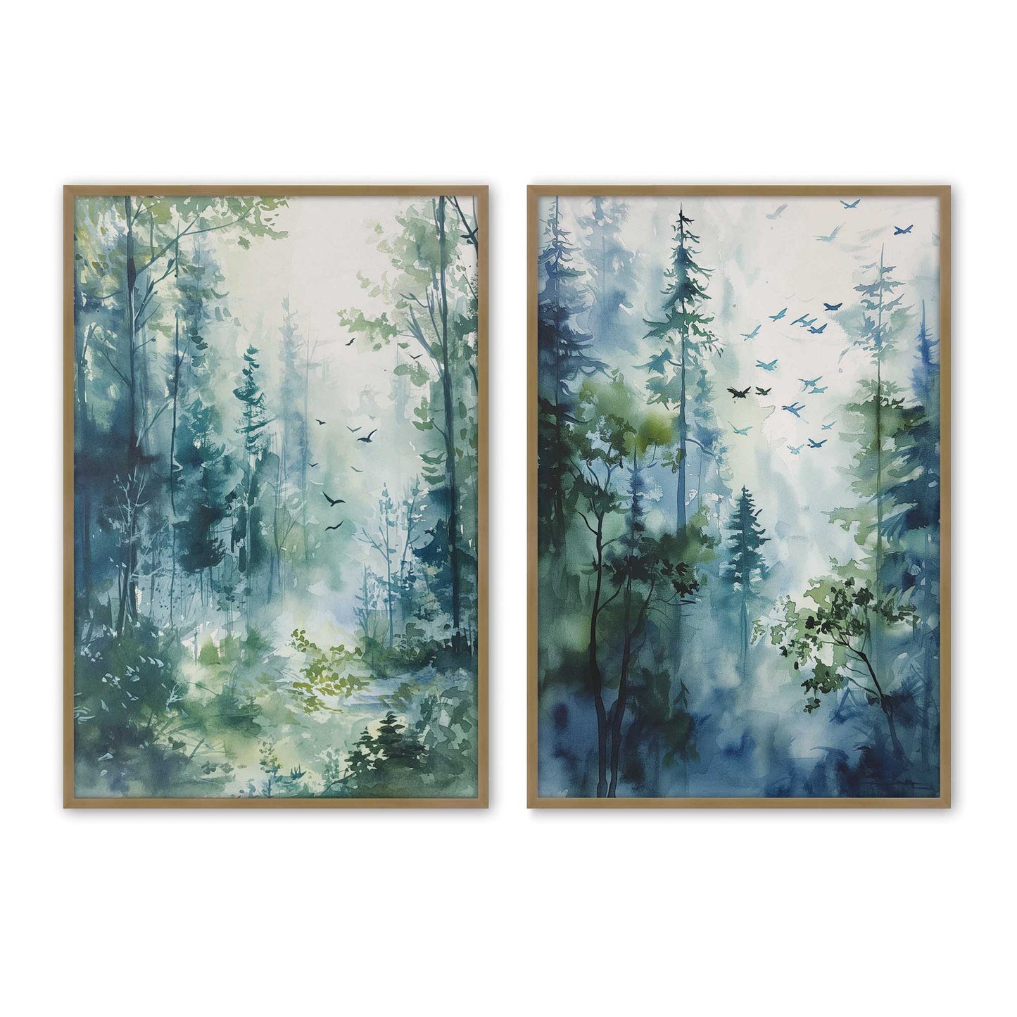 [Color:Brushed Gold], Picture of art in a Brushed Gold frame