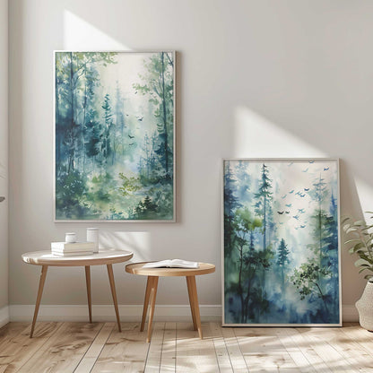 [Color:Satin Black], Picture of art in a Satin Black frame