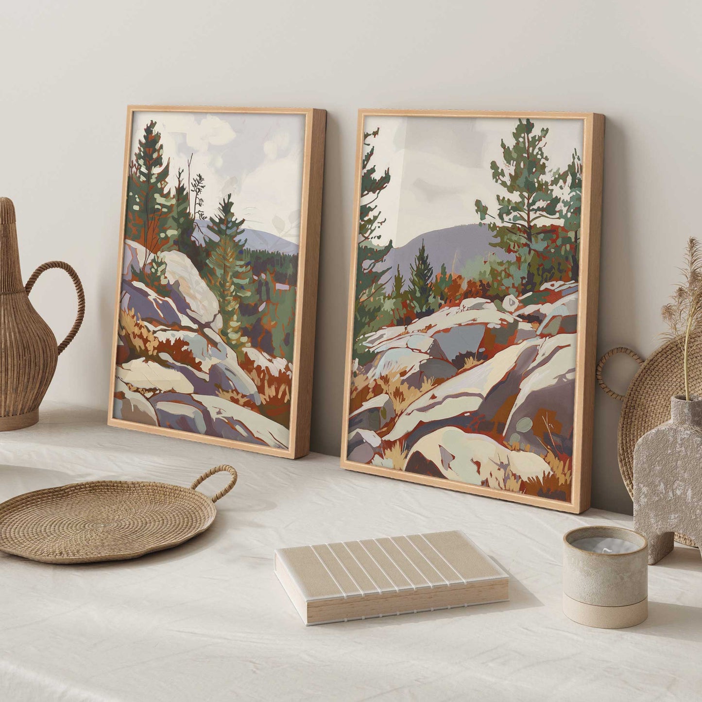 [Color:Opaque White], Picture of art in a Opaque White frame