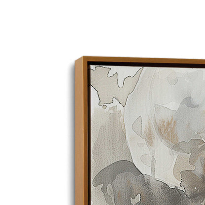 Bisons in Watercolor Canvas Print, Set of 2