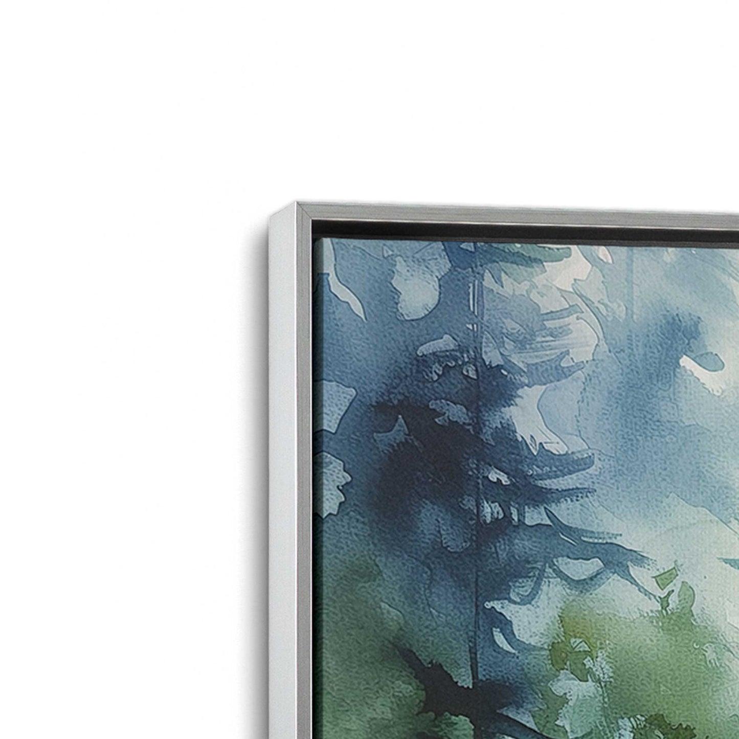 Quiet Forest Morning Canvas Print, Set of 2