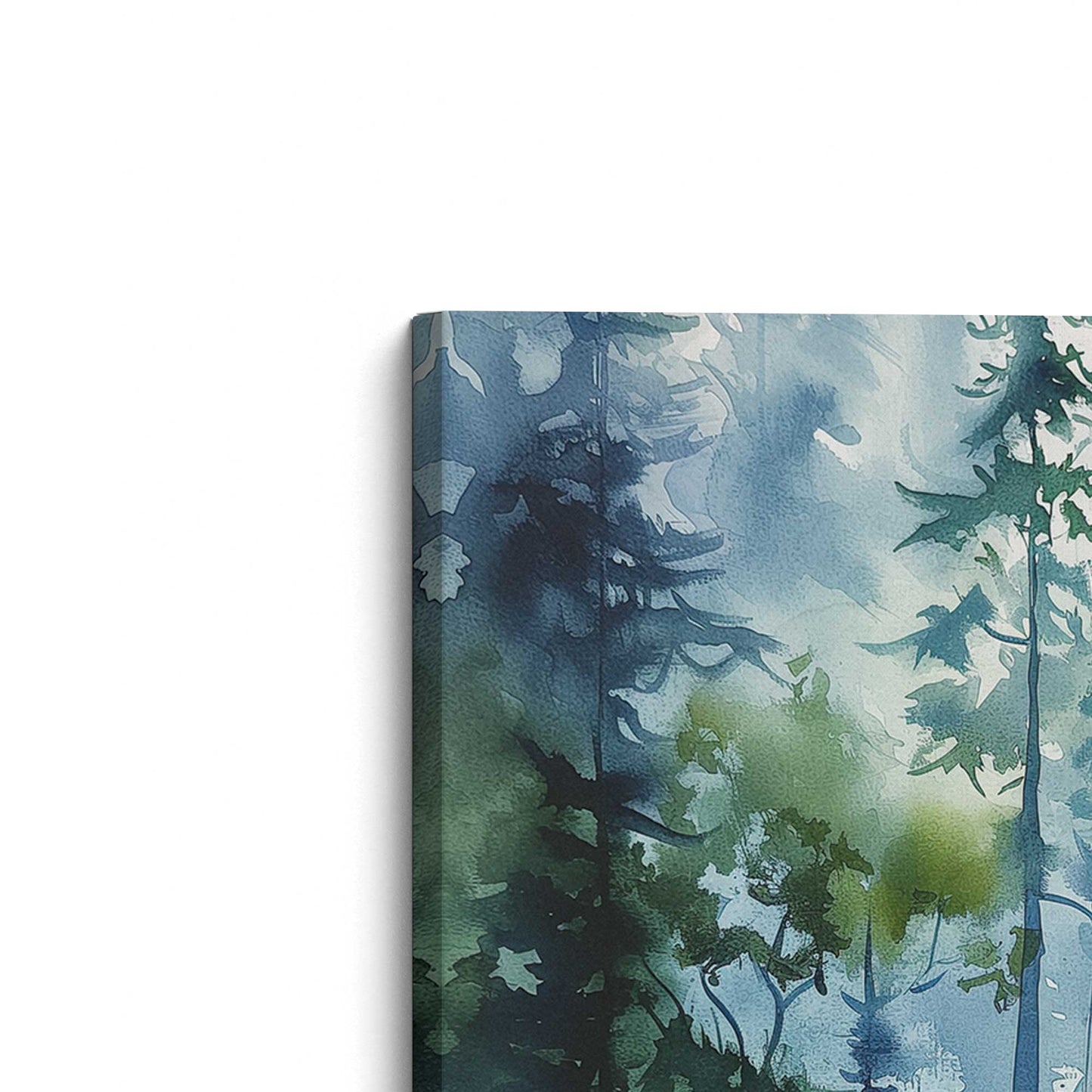 Quiet Forest Morning Canvas Print, Set of 2