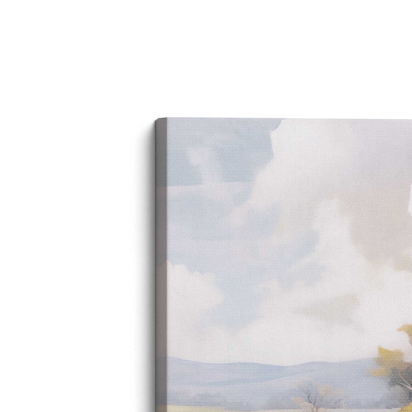 Countryside Farmhouses Canvas Print, Set of 2