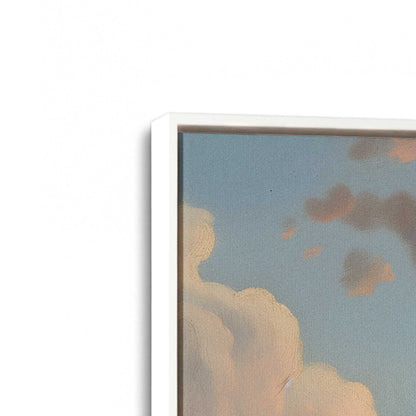 Radiant Evening Clouds Canvas Print, Set of 2