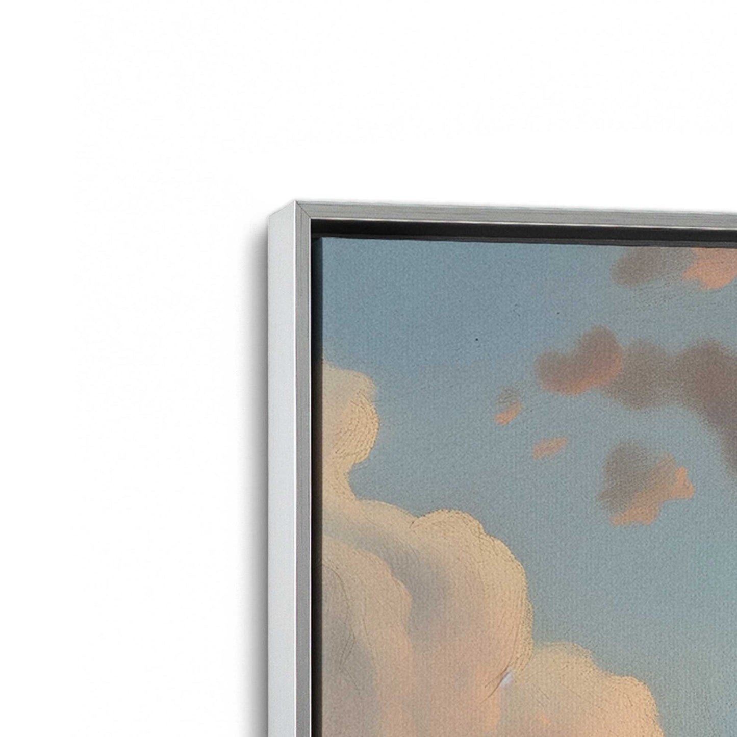 Radiant Evening Clouds Canvas Print, Set of 2