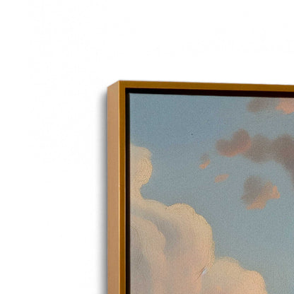 Radiant Evening Clouds Canvas Print, Set of 2