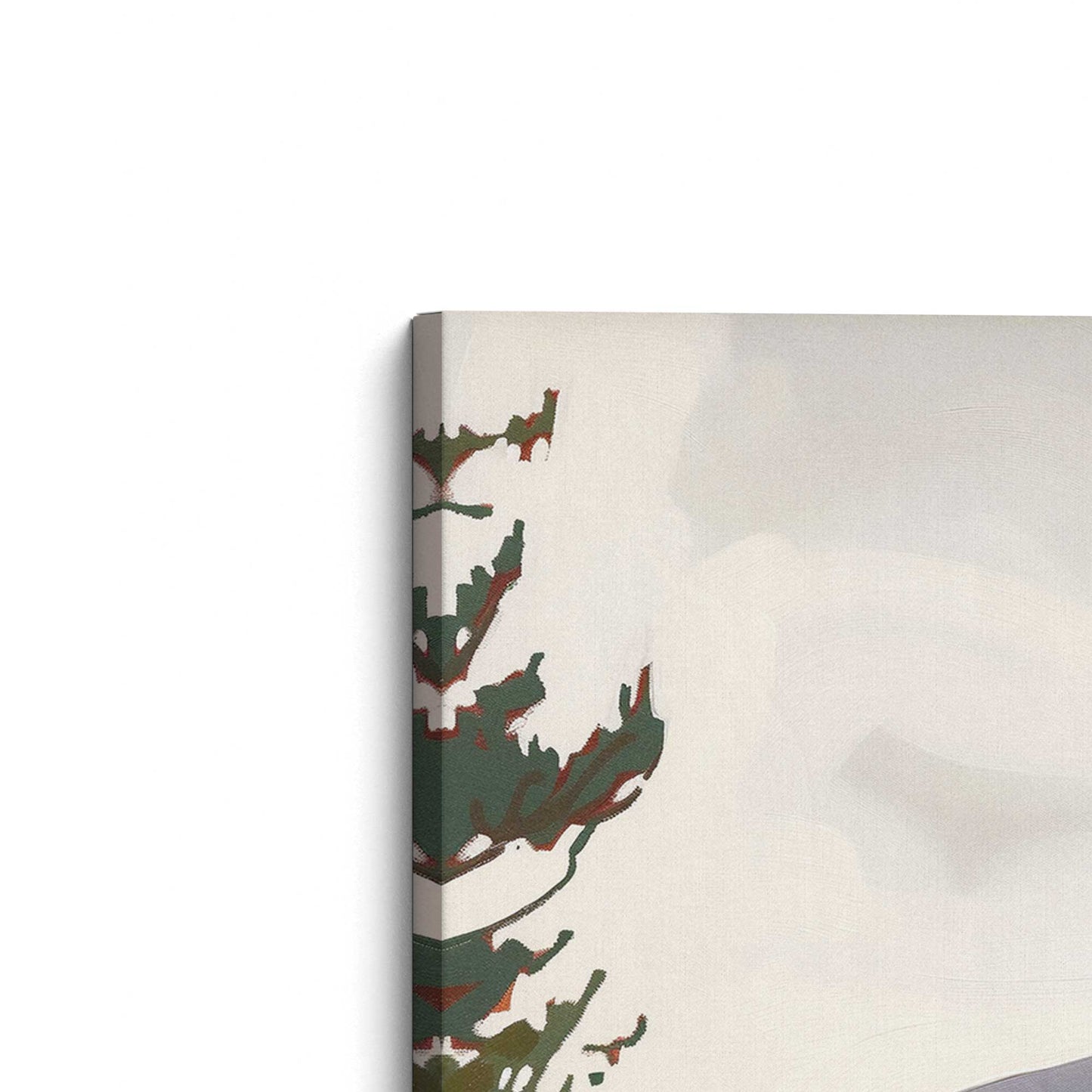 Bold Rocks and Pines Canvas Print, Set of 2