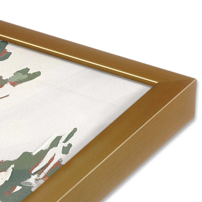 Bold Rocks and Pines Art Print, Set of 2