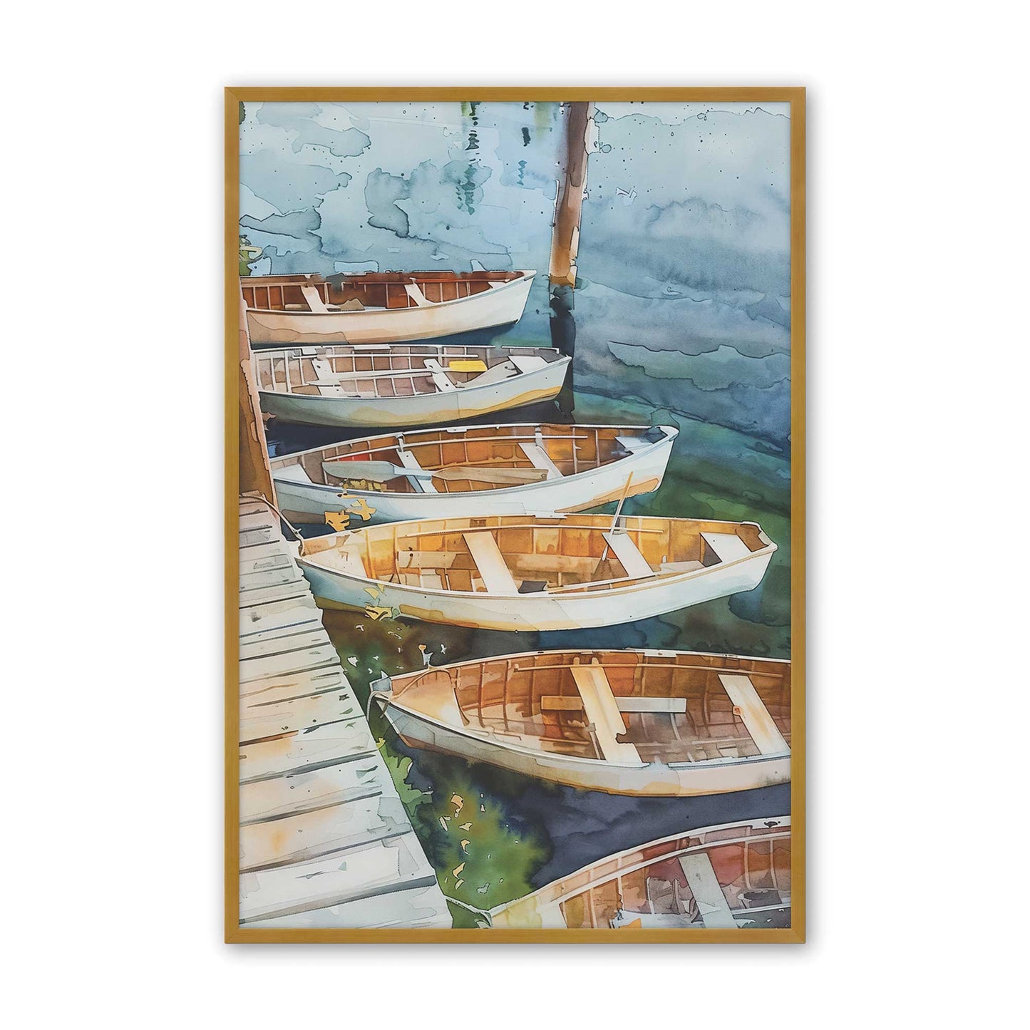 [Color:Polished Gold], Picture of art in a Polished Gold frame
