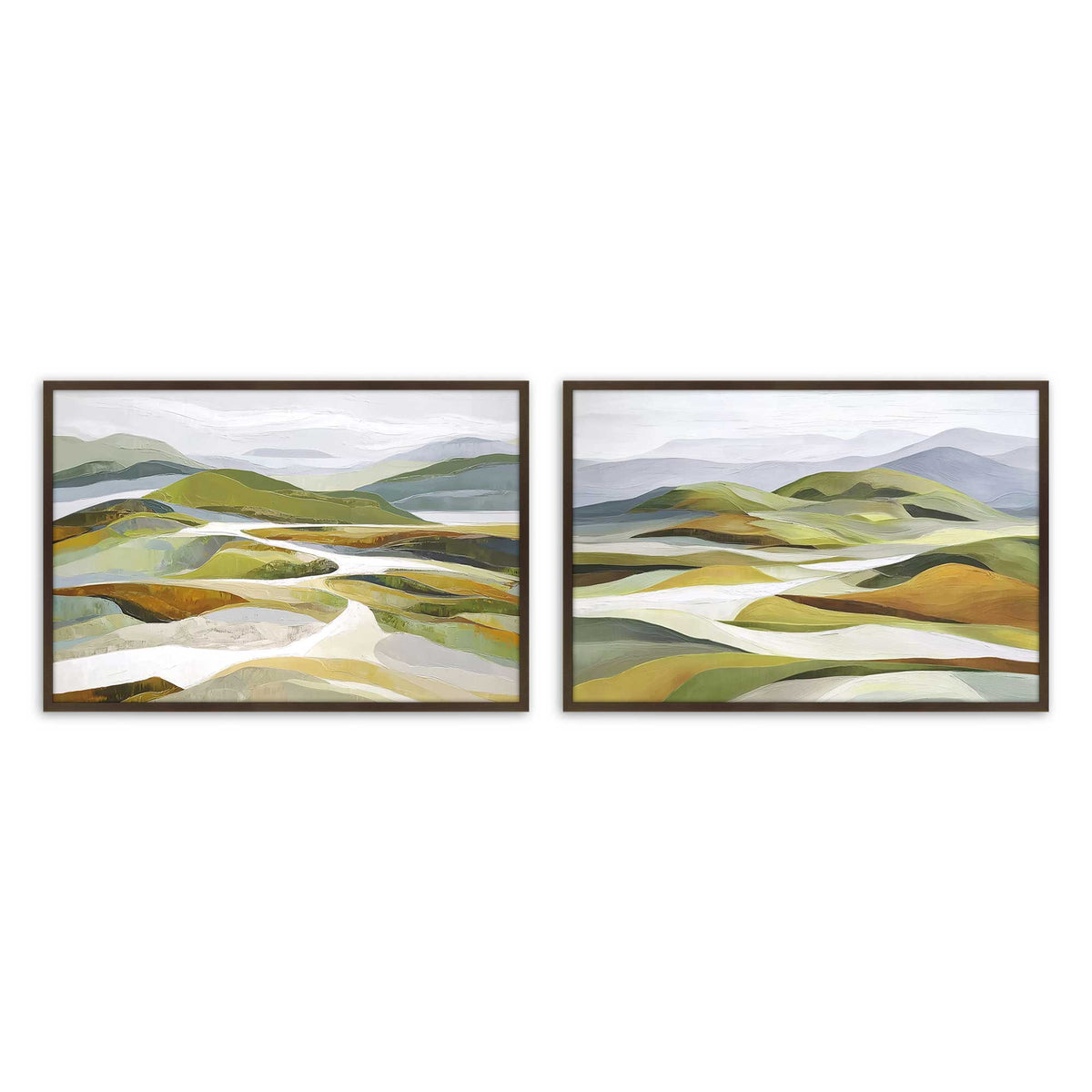 [Color:Brown], Picture of art in a Brown frame