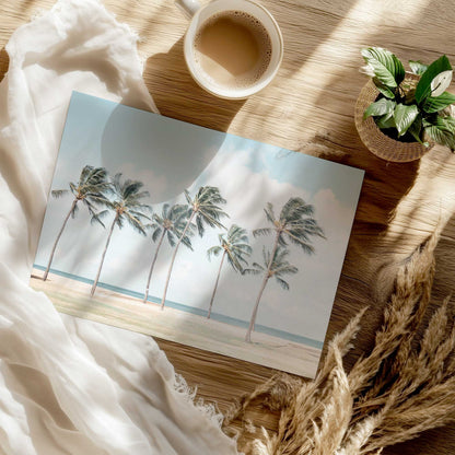 Palms by the Ocean I Art Print
