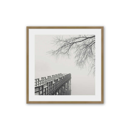 [Color:Brushed Gold], Picture of art in a Brushed Gold frame