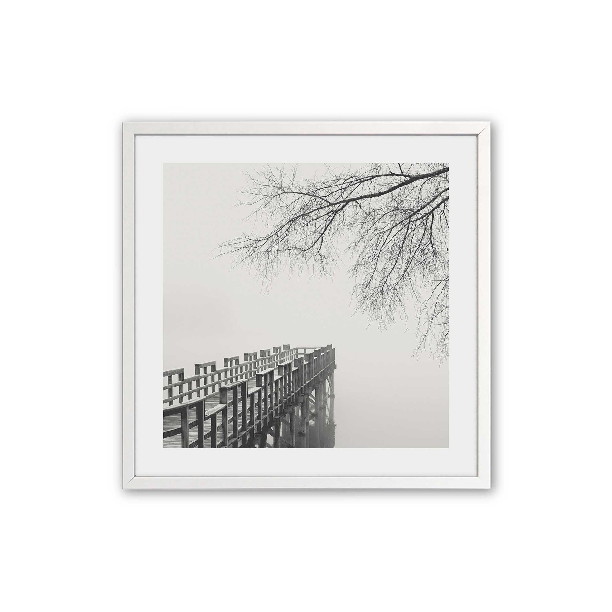 [Color:Opaque White], Picture of art in a Opaque White frame