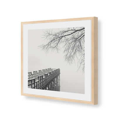 [Color:Raw Maple], Picture of art in a Raw Maple frame at an angle