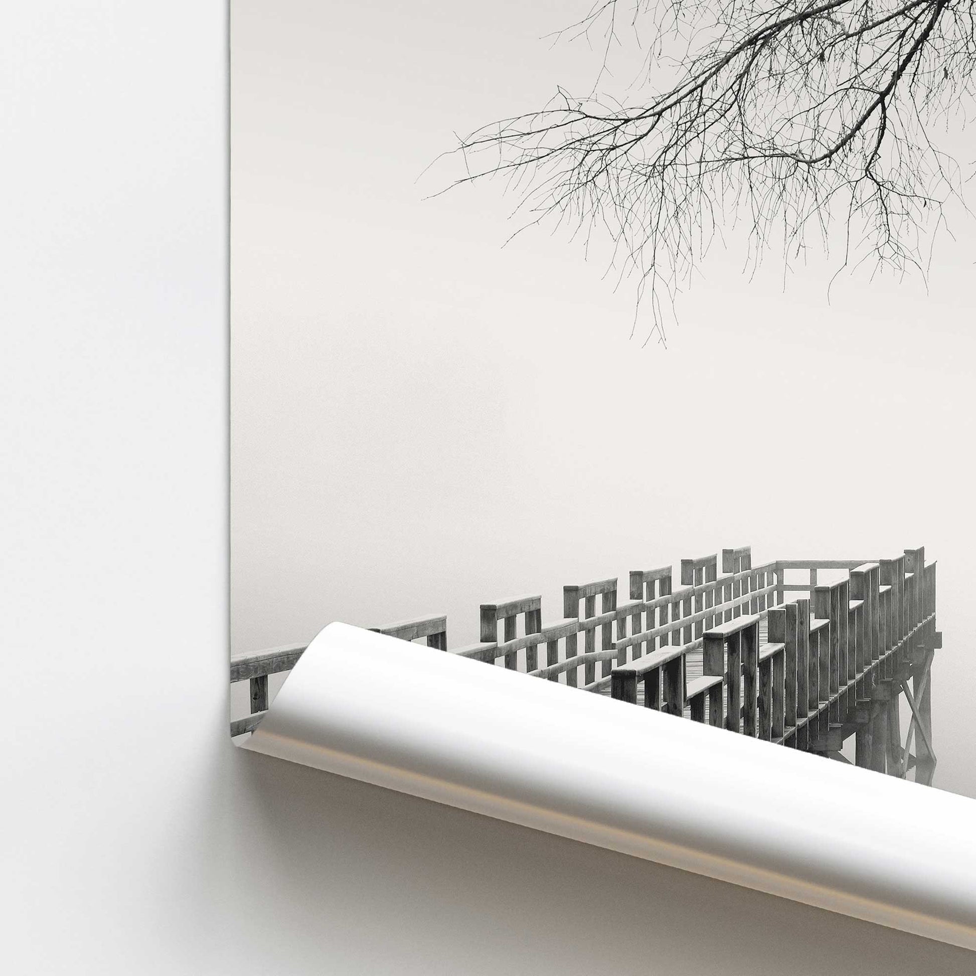 [color:Rolled Print], Picture of close up of art