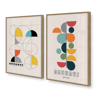 [Color:Brushed Gold], Picture of art in a Brushed Gold frame at an angle