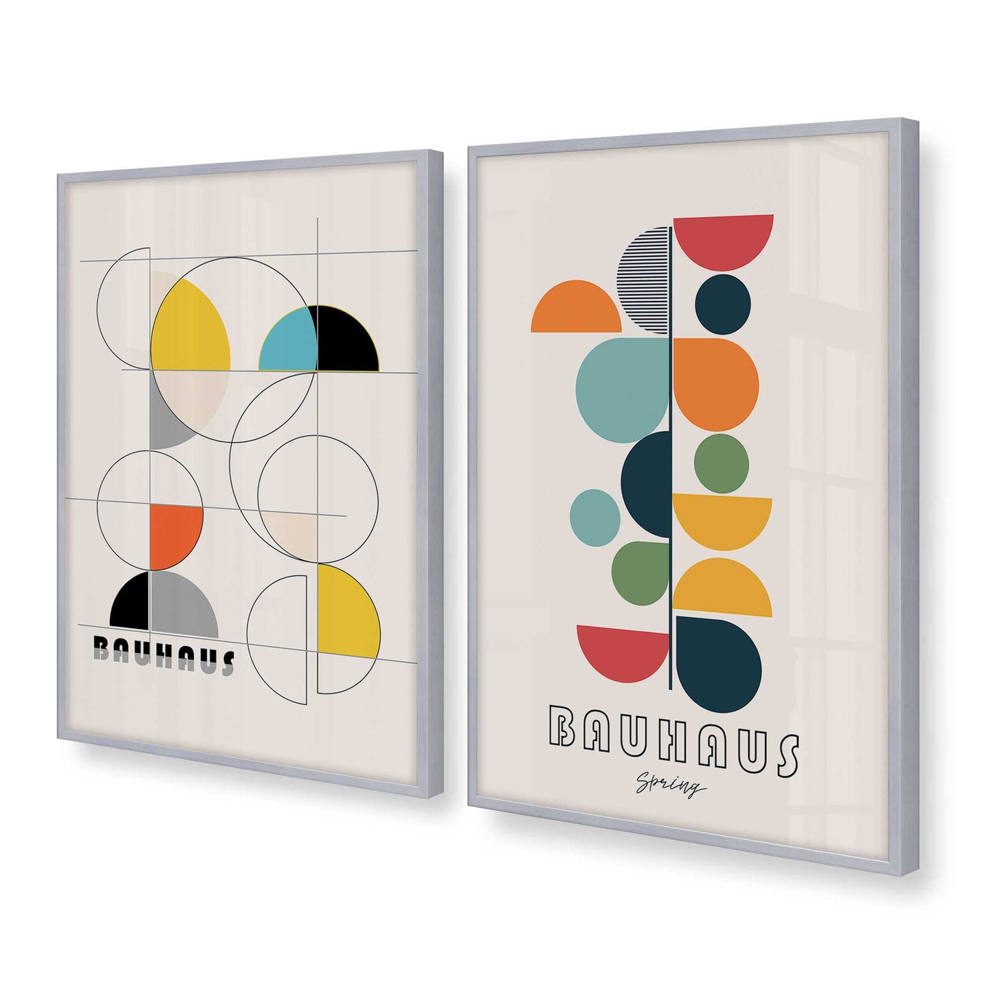 [Color:Polished Chrome], Picture of art in a Polished Chrome frame at an angle
