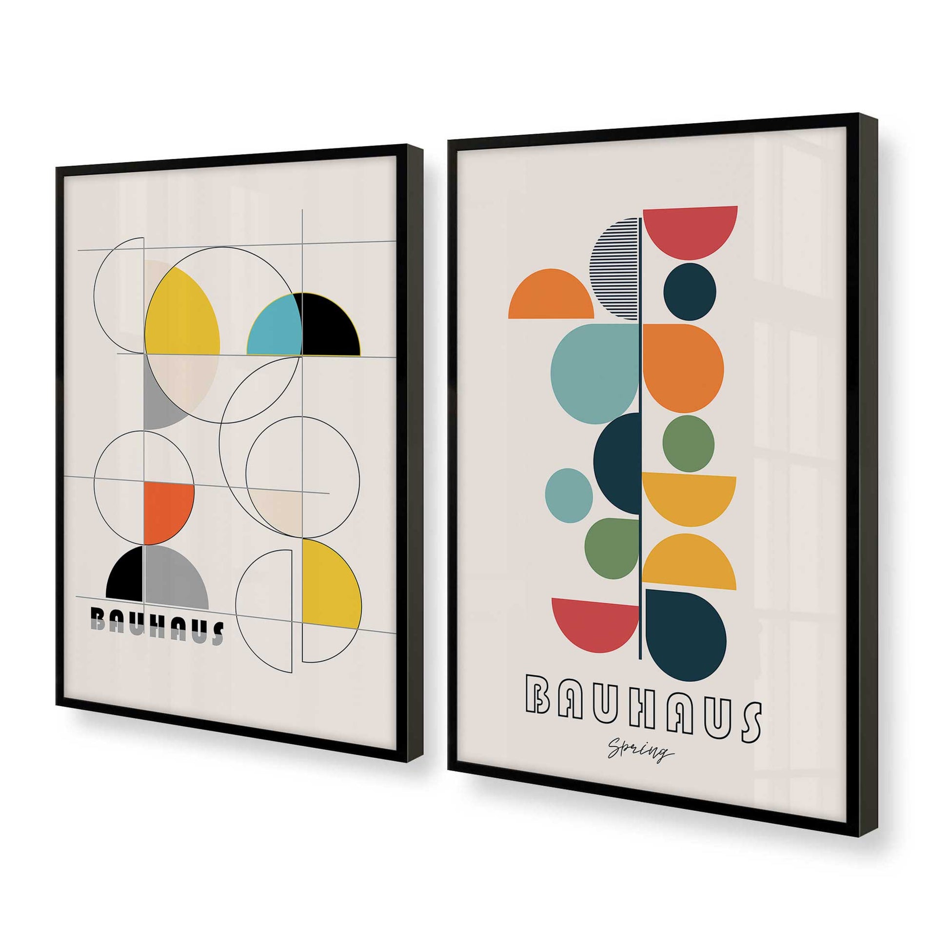 [Color:Satin Black], Picture of art in a Satin Black frame at an angle