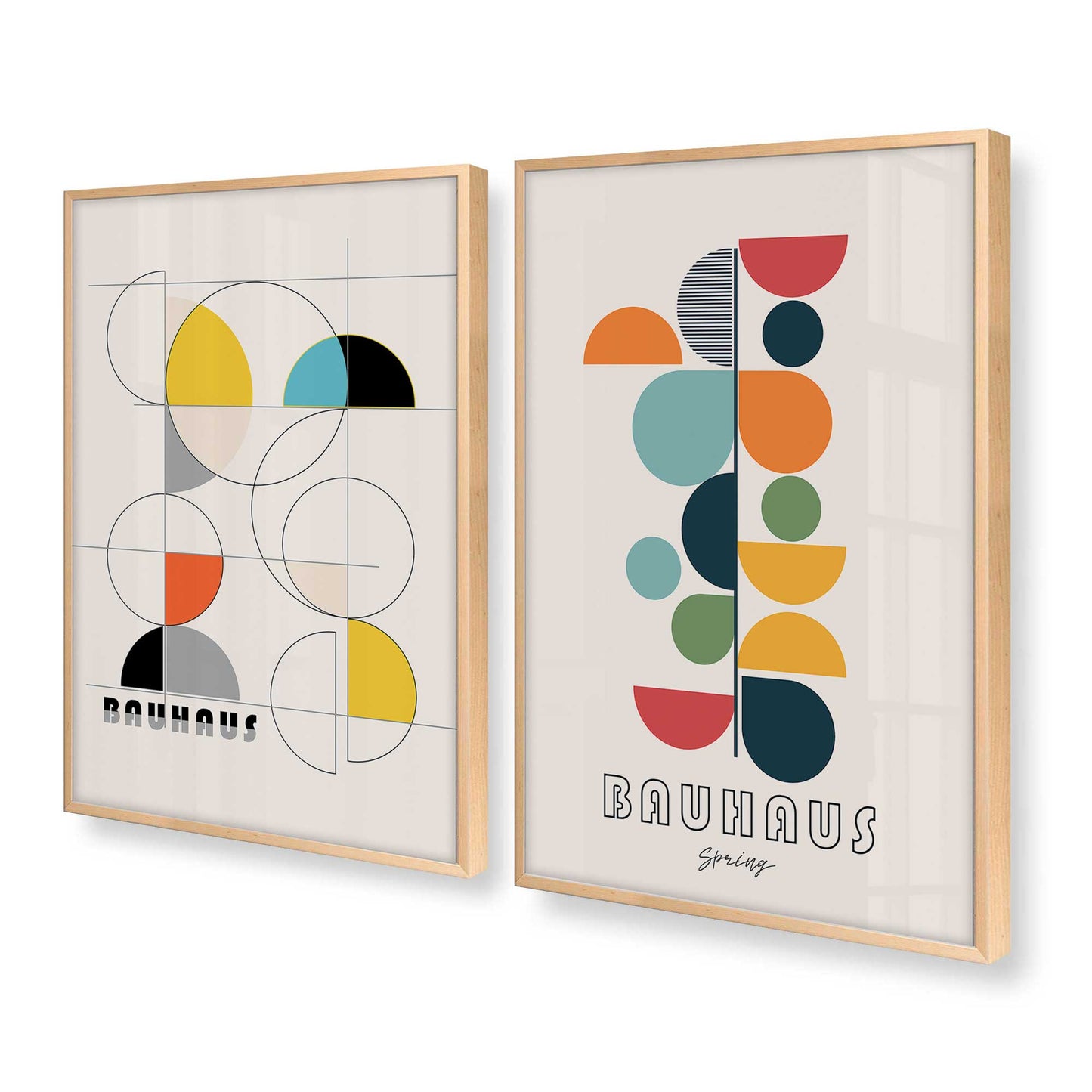 [Color:Raw Maple], Picture of art in a Raw Maple frame at an angle