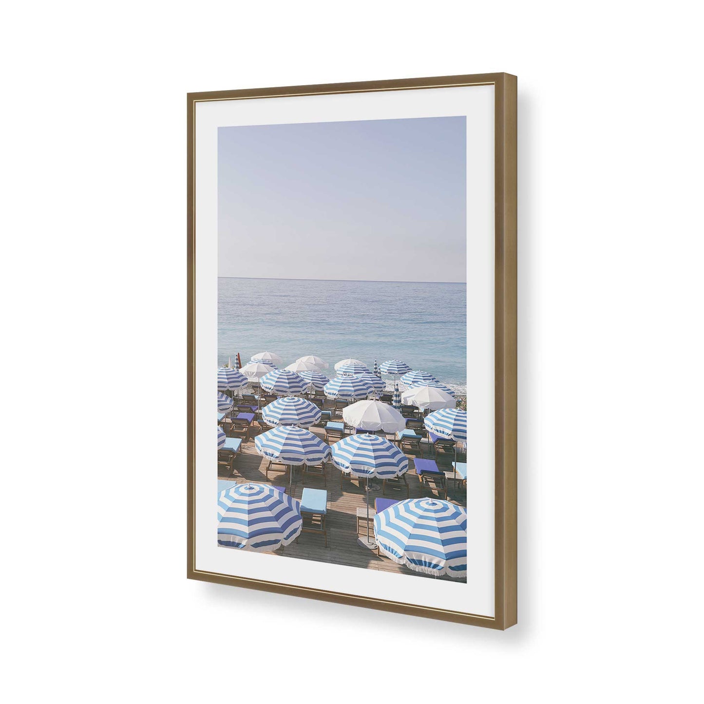 [Color:Brushed Gold], Picture of art in a Brushed Gold frame of the corner