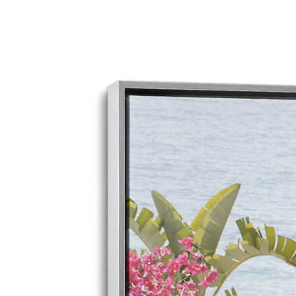 [Color:Polished Chrome], Picture of art in a Polished Chrome frame at an angle